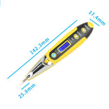 Socket Wall AC Power Outlet Voltage Detector Sensor Tester Electric Test Pen LED Light Voltage Indicator, Electric Test Pen