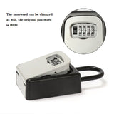 Safty Key Lock Box Combination Portable Aluminium Alloy Key Safe Box Security Key Holder Secure Box, Security Key Holder