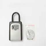 Safty Key Lock Box Combination Portable Aluminium Alloy Key Safe Box Security Key Holder Secure Box, Security Key Holder