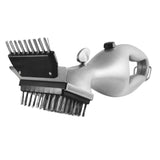 Outdoor Stainless Steel Grill Cleaner Brush BBQ Accessories Cooking Tools, Size: 10.5x9x36.5cm, Grill Cleaner Brush