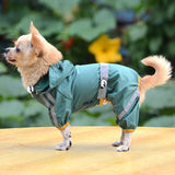 Waterproof Jacket Clothes Fashion Pet Raincoat Puppy Dog Cat Hoodie Raincoat, XS, S, M, L, XL, XXL