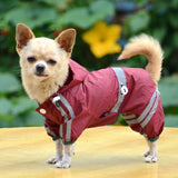 Waterproof Jacket Clothes Fashion Pet Raincoat Puppy Dog Cat Hoodie Raincoat, XS, S, M, L, XL, XXL