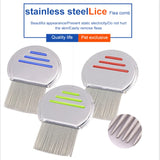 Pet Comb Dog Flea Cleaning Comb Stainless Steel Threaded Needle Comb Removal Beauty Products