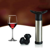 Stainless Steel Wine Stopper Champagne Stopper Red Wine Vacuum Pump, Stainless Steel Wine Stopper