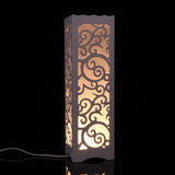 Simple Modern Hollow Carved Creative Energy-saving LED Night Light Bedroom Study Decorative Table Lamp