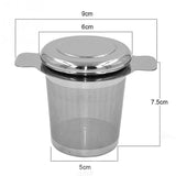 Tea Infuser Stainless Steel with Lid as Drip Tray Tea Strainer, Stainless Steel Tea Infuser