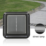 Waterproof 12 LED Solar Lawn Lamp Garden Yard Fence Path Street Night Light, Warm Light