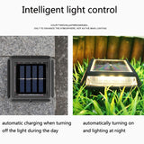 Waterproof 12 LED Solar Lawn Lamp Garden Yard Fence Path Street Night Light, Warm Light