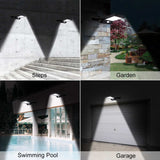 Solar Lights Outdoor 36 LED Super Bright Solar Lamp 280LM Motion Sensor Security Lights Wireless Waterproof Flexible Wall Lights