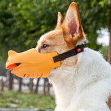 Pet Dog Muzzle Anti-bite Anti-call Silicone Muzzle, XL