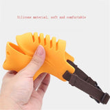 Pet Dog Muzzle Anti-bite Anti-call Silicone Muzzle, XL