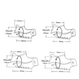 Pet Dog Muzzle Anti-bite Anti-call Silicone Muzzle, XL