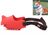 Pet Dog Muzzle Anti-bite Anti-call Silicone Muzzle, XL