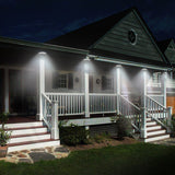 Solar Powered Porch Lights IP65 Waterproof Outdoor Wall Fence Pathway Garden Lamp