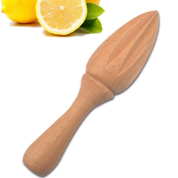 Wooden Squeezer Juicer Fruit Juice Extractor Reamer Lemon Cone Multifunctional Kitchen Tool, Squeezer Juicer