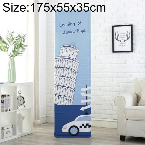 Simple Vertical Cabinet Type All Inclusive Air Conditioning Fabric Dust Cover, 175x55x35cm Tall Building