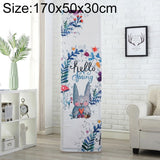 Simple Vertical Cabinet Type All Inclusive Air Conditioning Fabric Dust Cover, 170x50x30cm Rabbit