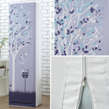 Simple Vertical Cabinet Type All Inclusive Air Conditioning Fabric Dust Cover, 170x50x30cm Flamingo