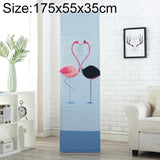 Simple Vertical Cabinet Type All Inclusive Air Conditioning Fabric Dust Cover, 175x55x35cm Flamingo