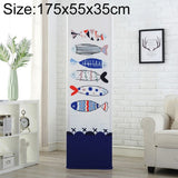 Simple Vertical Cabinet Type All Inclusive Air Conditioning Fabric Dust Cover, 175x55x35cm Fish Bone