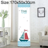 Simple Vertical Cabinet Type All Inclusive Air Conditioning Fabric Dust Cover, 170x50x30cm Sailboat