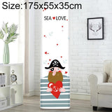 Simple Vertical Cabinet Type All Inclusive Air Conditioning Fabric Dust Cover, 175x55x35cm Pirate