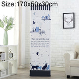 Simple Vertical Cabinet Type All Inclusive Air Conditioning Fabric Dust Cover, 170x50x30cm Cat and Bird