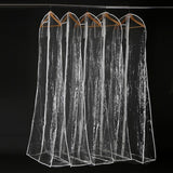 Transparent Coat Wedding Dress Gown Protective Cover Dust Cover Storage Bag, Wedding Dress Cover