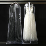 Transparent Coat Wedding Dress Gown Protective Cover Dust Cover Storage Bag, Wedding Dress Cover