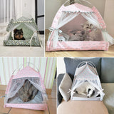 Four Seasons Universal Cat Small Dog Tent Removable and Washable Cat Litter Pet Nest, M, L, XL