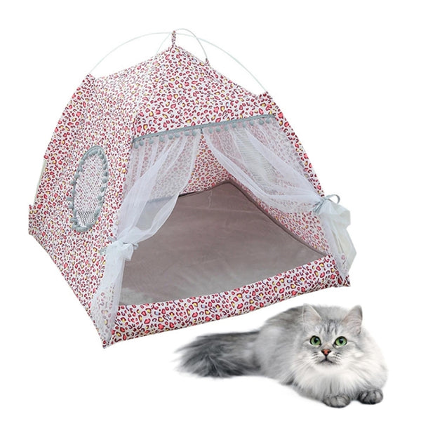 Four Seasons Universal Cat Small Dog Tent Removable and Washable Cat Litter Pet Nest, M, L, XL