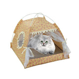 Four Seasons Universal Cat Small Dog Tent Removable and Washable Cat Litter Pet Nest, M, L, XL