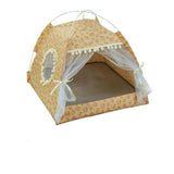 Four Seasons Universal Cat Small Dog Tent Removable and Washable Cat Litter Pet Nest, M, L, XL