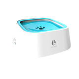 Pet Drinking Water Bowl Floating Not Wet Mouth Bowl Cat Dog Drinking Water Artifact, Blue, White, Grey, Pink