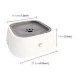 Pet Drinking Water Bowl Floating Not Wet Mouth Bowl Cat Dog Drinking Water Artifact, Blue, White, Grey, Pink