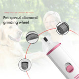 Pet Electric Manicure Device Dog Nail Polisher, Battery, Charged