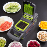 Vegetable Cutter Kitchen Slicer Fruit Cutter Potato Peeler Carrot Cheese Grater Vegetable Slicer, Vegetable Cutter