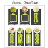 Vegetable Cutter Kitchen Slicer Fruit Cutter Potato Peeler Carrot Cheese Grater Vegetable Slicer, Vegetable Cutter