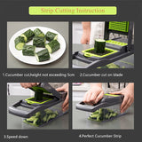 Vegetable Cutter Kitchen Slicer Fruit Cutter Potato Peeler Carrot Cheese Grater Vegetable Slicer, Vegetable Cutter