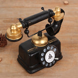 Resin Turntable Phone Model Creative Home Office Porch Ornament Decoration, Resin Turntable Phone