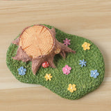 Pastoral Micro Landscape Landscaping Resin Ornaments Without Hedgehog, Resin Ornaments