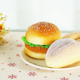 PU Simulation Burger Model Fake Bread Ornaments Photography Props Home Decoration Window Display, Burger Model