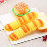 PU Simulation Small Caterpillar Bread Model Photography Props Home Decoration Window Display, Caterpillar Bread