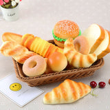 PU Simulation Small Caterpillar Bread Model Photography Props Home Decoration Window Display, Caterpillar Bread