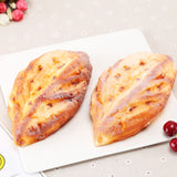 PU Simulation Red Bean Bread Model Photography Props Home Engineering Decorative Window Display, Red Bean Bread