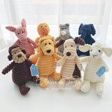 Pet Dog Toys Fasade Molars Vent Training Corduroy Monkey Pig Vocal Plush Toys