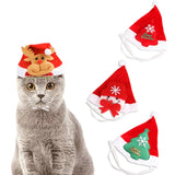 Pet Headwear Christmas Headband Hood Hat Small and Medium Cat Dog Cap