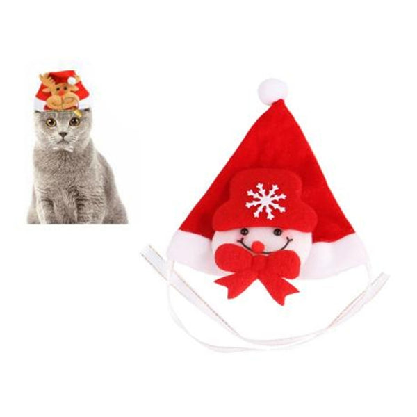 Pet Headwear Christmas Headband Hood Hat Small and Medium Cat Dog Cap