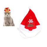 Pet Headwear Christmas Headband Hood Hat Small and Medium Cat Dog Cap