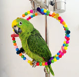 Parrot Bird Arch Climbing Swing Wheel Ring Toy, Diameter 15cm, Diameter 22cm